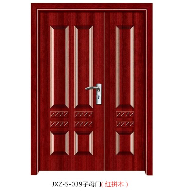 高档烤漆钢木门